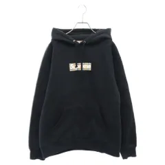 SUPREME (シュプリーム) 22SS×BURBERRY Box Logo Hooded Sweatshirt バーバリー ボックスロゴフーデッドシャツ スウェットプルオーバーパーカー ブラックのサムネイル