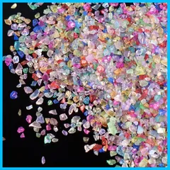 海花カレットセール❣️ 琉球ガラスカレット ガラスカレット 琉球ガラスカレットMIX [5g入り] : Crystal
