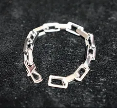 ENVIABLE エンビアブル ボックスチェーン　ブレスレット　チェーン　チェーンブレスレット　ステンレス　幅10mm