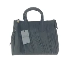 GIANNI CHIARINI ジャンニキアリーニ ハンドバッグ　フリンジ  PVC    ブラック ユニセックス / 240001162761