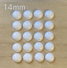14mm デカールアイ　作製用　土台　10ペア