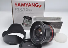 正規品値引き SAMYANG F2.0/12㎜ APS-C用単焦点レンズ ブラック - カメラ