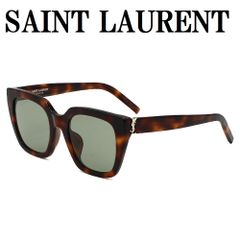 サンローラン SAINT LAURENT SLM143F 003 サングラス アジアンフィット UVカット 紫外線カット メンズ レディース グリーン ハバナ