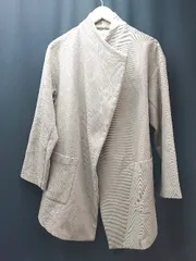 ◇ OPAQUE.CLIP オペークドットクリップ シンプル 無地 カジュアル 長袖 ジャケット サイズ40/L ベージュ レディース E  【1307120036094】