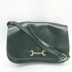 ◇ Θ Legato Largo ショルダーバッグ ブラック ゴールド レディース E  【1410100002061】