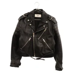 19SS Celine クラシック バイカー レザー ジャケット 46 19SS Celine クラシック バイカーレザーライダースジャケット 46