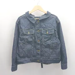 ◇ ⊇ UNIVERVAL MUSE ユニバーバル ミューズ 長袖 デニムジャケット ジージャン サイズ表記なし ブルー系 レディース E  【1504240006901】