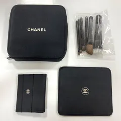 CHANEL シャネル レディース メイクセット ★未使用品 ブラシ・ミラー・ポーチ ノベルティ ブランド コンパクト ミニ