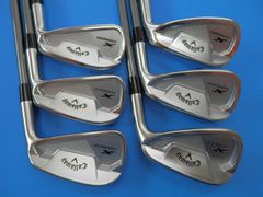 アイアンセット 即決 Ｏ４７ 超美品 キャロウェイ Ｘ‐ＦＯＲＧＥＤ ＳＴＡＲ ２０２１　Fujikura MC80 for CW （Ｓ） ５‐９Ｉ・Ｐ ６本セット ＪＰ[2744]即発