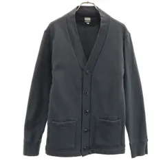 MOMOTARO JEANS 桃太郎ジーンズ 長袖 カーディガン S グレー メンズ 古着