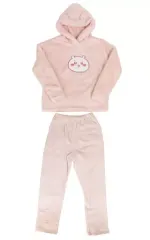 【中古】衣料雑貨 ちいかわ マシュマロフィールラウンジセット(長袖) ピンク レディースMサイズ 「ちいかわ なんか小さくてかわいいやつ×GU」