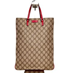GUCCI グッチ トートバッグ GGスプリーム ロゴプレート A4収納 - メルカリ