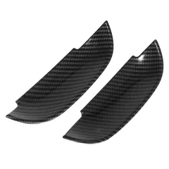 X AUTOHAUX 車外ドアハンドルボウルカバートリム 装飾外扉ボウルトリムステッカー Dodgeに対応 Chargerに対応 2011-2020に対応 Dodgeに対応 Challengerに対応 2015-2020に対応 2個