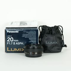 [美品] Panasonic LUMIX G 20mm F1.7 II ASPH. [ブラック] / マイクロフォーサーズマウント
