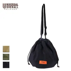 【新品】 UNIVERSAL OVERALL ユニバーサルオーバーオール ギャバジン 2way ポーチ L メンズ/レディース ベージュ/カーキ/ブラック OS UVO-127のサムネイル