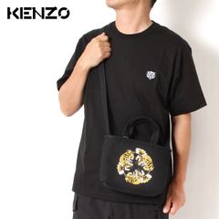 25SSモデル ケンゾー KENZO メンズ KENZO VERDY MARKET リバーシブル スモールトート【BLACK】 FF58SA910F37 99/【2025SS】m-bag