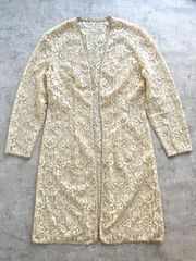 70's vintage lace coat made in U.S.A.
