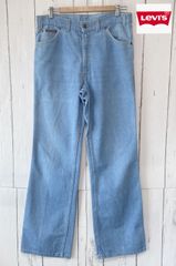 70s〜80sリーバイスLevi's 42talon オレンジタブ　movin on ムービンオン　セミフレア　デニムパンツ