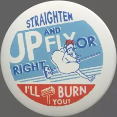 【中古】バッジ・ピンズ(キャラクター) 9.まっすぐとびなさいもやしちゃうわよ!! 「魔女の宅急便 缶バッジコレクション」