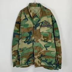 【古着】U.S.Air Force 迷彩柄 M81 ウッドランドカモ ミリタリージャケット