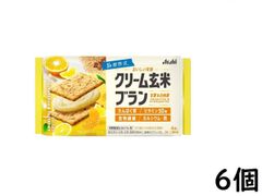 アサヒグループ食品 クリーム玄米ブラン 甘夏&日向夏 4枚(2枚×2個包装)×6個 賞味期限2026/05