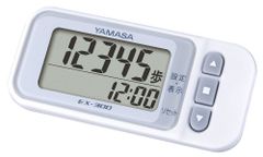 山佐(YAMASA) 万歩計 ポケット万歩 らくらくまんぽ ホワイト EX-300W