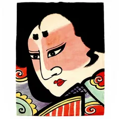 津軽凧 吉谷津山の大首武者絵（97cm×67cm） 津軽凧 吉谷津山の大首武者絵（97cm×67cm） 津軽凧 吉谷津山
