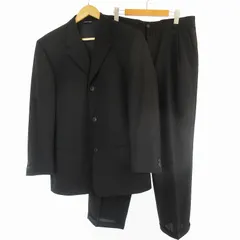 ジャンニ・ベルサーチ  VERSACE パンツスーツ フォーマル 黒 38 GIANNI VERSACE(ジャンニヴェルサーチ) セットアップスーツ