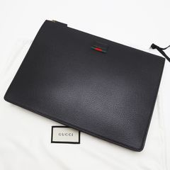 グッチ　クラッチバッグ　ブラック　レザー　セカンドバッグ　ショルダーバッグ　2Way　450976