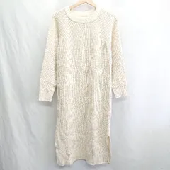 ◇ ⊇ Sonny Label URBAN RESEARCH 長袖 ロング ワンピース サイズF オフホワイト レディース E  【1412090015113】