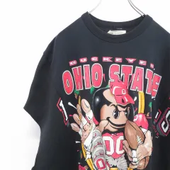 77circa ナナナナサーカ リメイクTシャツ スウェット ブラック系 カレッジロゴ a804962のサムネイル