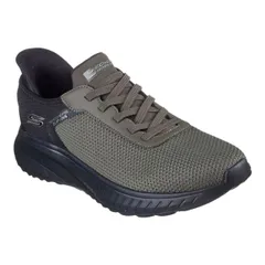 【送料無料】 スケッチャーズ メンズ スニーカー シューズ BOBS by Skechers Hands Free Slip-insR Bobs Sport Squad Chaos Men's Shoes Olive