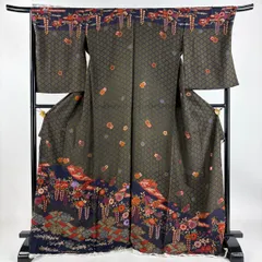 花井幸子　色留袖　刺繍　金彩　八橋　松皮菱　松葉　菊　花菱　着物　045a d 2025年最新】花井幸子 着物の人気アイテム - メルカリ