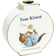 花瓶 ピーターラビットフラワーベース　トムとリボン インテリア 猫 かわいい こねこのトム 花器 一輪挿し ギフト プレゼント お祝い リビング 玄関 トイレ 寝室 オブジェ キッチン Sサイズ