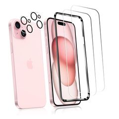 【人気商品】PCduoduo 液晶保護ガラスフィルム 用の いiPhone15 飛散防止 気泡防止 硬度9H 高透過率 日本旭硝子素材AGC 保護フィルム 保護フィルム 【簡単貼り付け】【操作に失敗した場合は交換可能】 アイフォン15 超薄型 ガラス 液晶 2