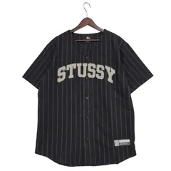 STUSSY ステューシー ベースボール シャツ Mサイズ STUSSY ステューシー Mesh Baseball シャツ 半袖(stussy shirt