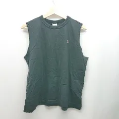 ◇ ◎ ●未使用● ungrid champion ノースリーブ 刺ロゴ プルオーバー カットソー サイズFREE ブラック レディース E 【1309040060364】