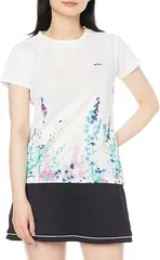 【新品】【Sサイズのみ】prince（プリンス）遮熱 吸汗速乾 半袖 テニス ウェア ホワイト WS2072-146-S