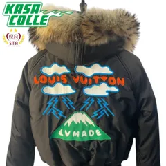 【LOUIS VITTON】ルイヴィトン NIGOコラボ エンブロイダリーLVマウンテンアビエイターブルゾン HUMAN MADE ヒューマンメイド 46