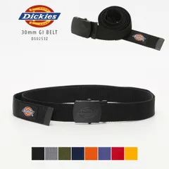 【新品・未使用】 GIベルト レディース ブランド Dickies ディッキーズ ガチャベルト カジュアル おしゃれ 幅 30mm 130 フリーサイズ かっこいい 可愛い 穴なし ロング 長め 大きいサイズ カラーベルト ブラック 黒 DS0253Z-MRのサムネイル