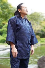 作務衣 メンズ 坂口拓 コラボ作務衣 迷彩 綿100% S/M/L/LL/3L/4L/5L 武道 剣術 忍者 さむえ 俳優 キングダム 1%センター クリスマスギフト
