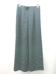 ◇ NOLLEY'S ノーリーズ バックウエストゴム サイドファスナー スラックス サイズ36 ネイビー レディース E 【1309250008873】