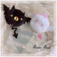 hw09　悪魔キーホルダー　デビル　マスコット　ロリータファッション　ゴスロリ　ゴスロリアクセ　キーホルダー　ストラップ　　ゴスロリキーホルダー　ハロウィン　キーホルダー　悪魔　ロリータ　コスプレ　バッグチャーム　バッグキーホルダー　winterweek