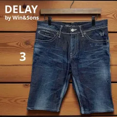 DELAY by Win&Sons  ディレイバイウィンアンドサンズ デニム ハーフパンツ 3 日本製 岡山倉敷 Lサイズのサムネイル
