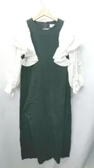 ◇ FLICKA フリッカ 長袖 ロング ワンピース サイズF ブラック系 レディース E  【1407180015647】