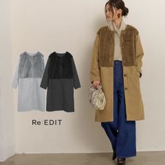 Re:EDIT  エコファー切り替えノーカラーコート