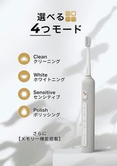 【現役歯科医師推薦】電動歯ブラシ エペイオス(Epeios) OKare PRO 音波歯ブラシ ソニック 歯ブラシ 電動 替えブラシ 2本Type-C充電式 270日間使用可能 4時間急速充電IPX7防水 メモリー機能 プレゼント ギフトSilver Gray