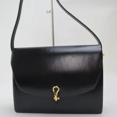 モラビト　オルセー　2way　ハンドバッグ　レザー　黒　ブラック　ターンロック モラビト オルセー 2way ハンドバッグ レザー 黒 ブラック ターン