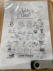 Loralie Designs ミシン刺繍USB ❸What's Cookin?