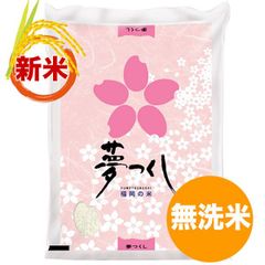 【新米】夢つくし 無洗米 5kg 福岡県産 令和6年産